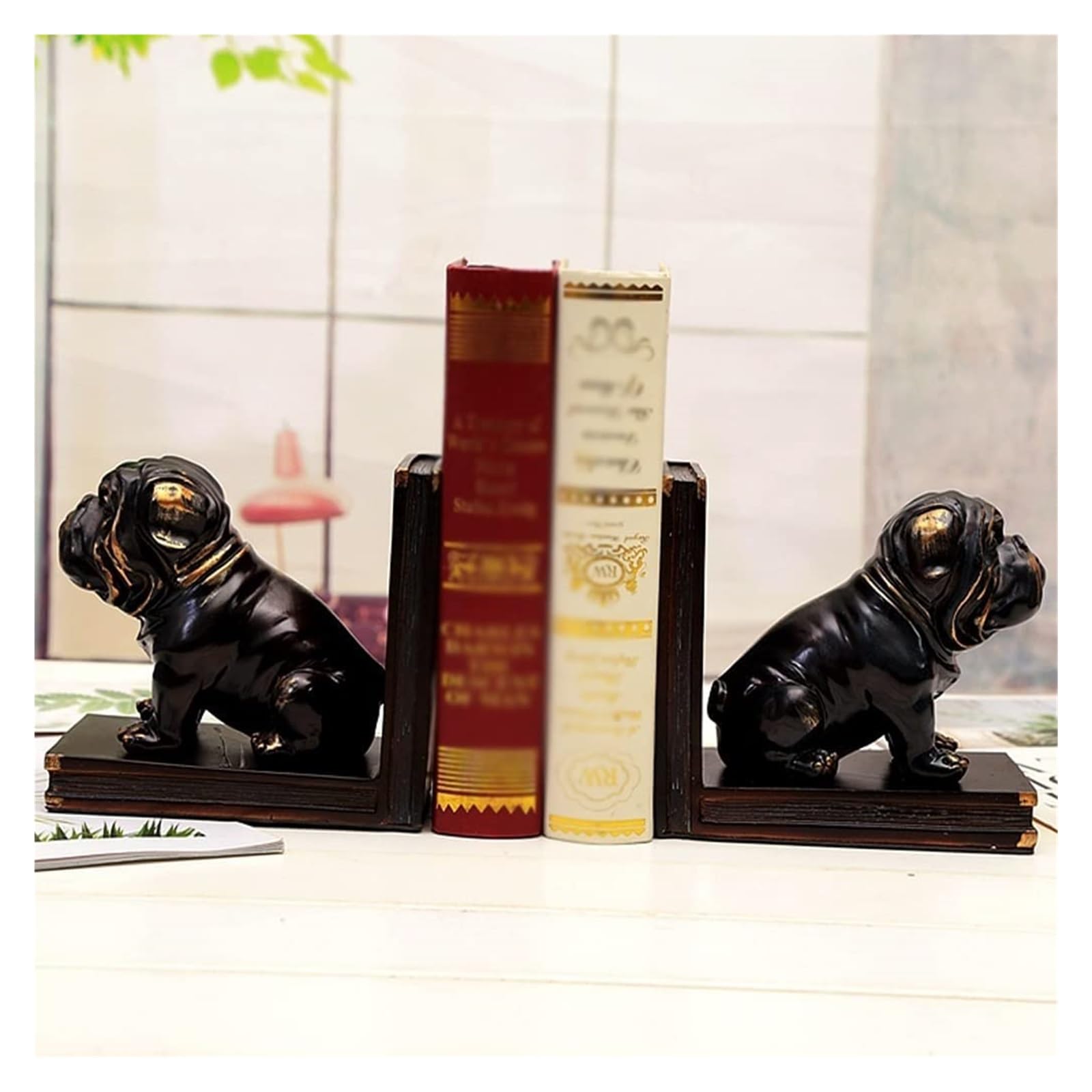 Amazon.co.jp: ブックエンド 滑り止めブックエンド ブックエンド 犬型